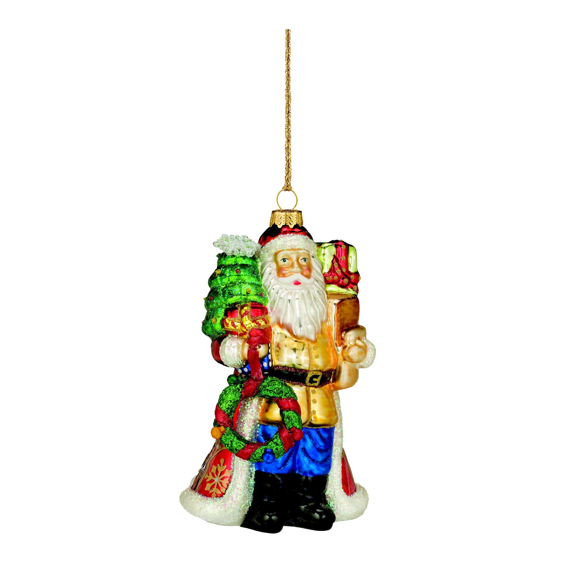 Amazon.com: Marquis by Waterford Christmas Eve Santa Ornament